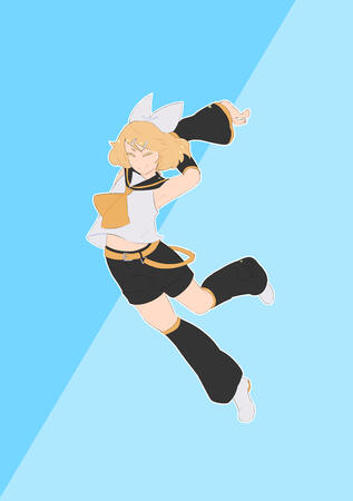 Flat colors Rin